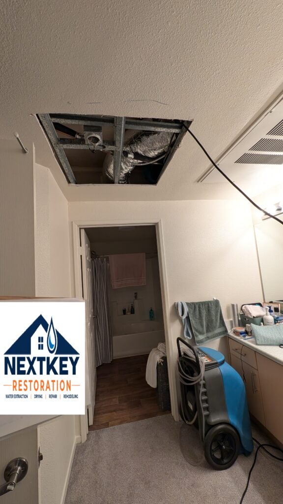 Next Key Restoration emergency service van in San Diego